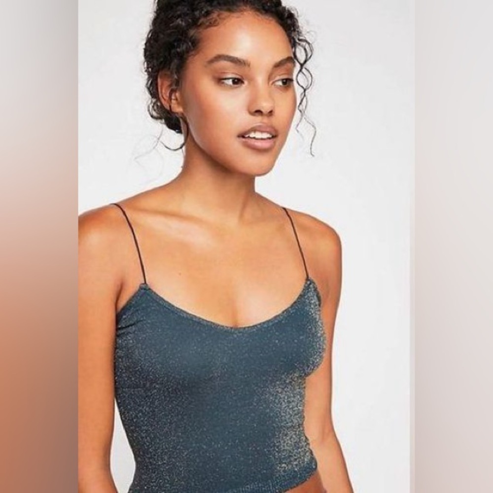 Free People XS/S Skinny Strap Crop Top